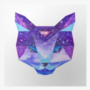 Watercolor Cosmic Animals - Art Print: Librebird's Watercolor Cosmic Animals. Hand #1534822