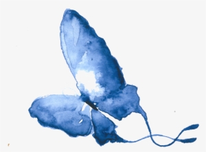 Butterfly-blue - Butterfly Women Png #1535417