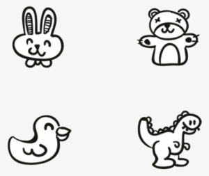 Hand Drawn Cute Animal Icon Design - Icon #1535444
