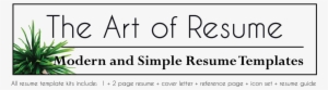 The Art Of Resume - Art #1535611