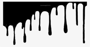 Paint Dripping Silhouette Ftestickers - Dripping Paint For Picsart #1536128