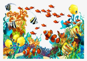 Ftestickers Ocean Oceanlife Sea Underwater Coralreef #1536601