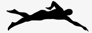 Swimming - Person Swimming Silhouette Png - Free Transparent PNG ...