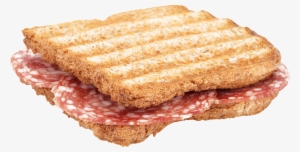 Grilled Salami Toast Png Image #1537521