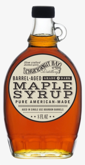 Bourbon Barrel Aged Maple Syrup - Transparent Maple Syrup Bottle #1537522