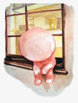 A Series Of Watercolors That Illustrate The Quiet Spaces - Plywood #1537624