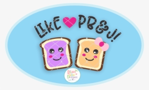 Like Pb&j Toast Svg Dxf Eps Png Ai - Digital Art #1537773