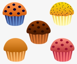 Blueberry Muffin Vector - Muffins Clipart #1537821