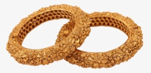 Gold Kadas - Gold Jewellery Bangles Png #1538211