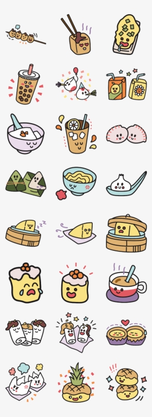 Hong Kong Noms Kat J - Hk Street Food Cartoon #1538306