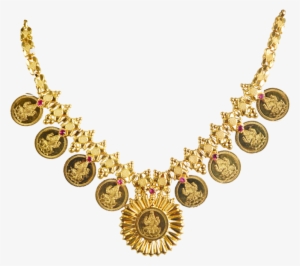 Pourvika N 9376 12 Kerala Traditional Gold Necklace - Kerala Traditional Gold Necklace #1538406