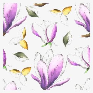 Purple Psychedelic Flower Cartoon Transparent - Yellow #1538523