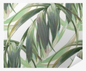 Watercolor Illustration Of Leaf, Seamless Pattern On - Sabal Palmetto #1538714