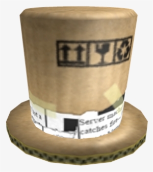 Recycled Cardboard Top Hat - Roblox Cardboard Hat #1538962