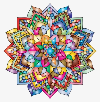 Then In Yesterday's Yoga Class The Teacher Said She - Mandala Full Color Hd #1538990