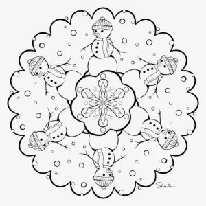 8 Pics Of Snowflake Mandala Coloring Pages - Раскраски Снежинок Распечатать #1539105