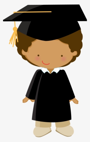 Png Black And White Library Little Zwd Boy Black Png - Niños Graduados #1539607