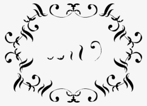 Black, Flourish, Plants, Flower, Flowers, Border, Free #1541007