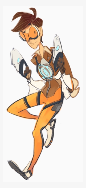 About 973 Free Commercial & Noncommercial Clipart Matching - Tracer Clipart Overwatch #1541307