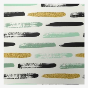 Seamless Pattern With Gold Glitter Brush Strokes - Skateboard Deck #1541411