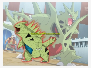 Tyranitar Papercraft Model Template - Tyranitar Pokemon Go Gym #1541523