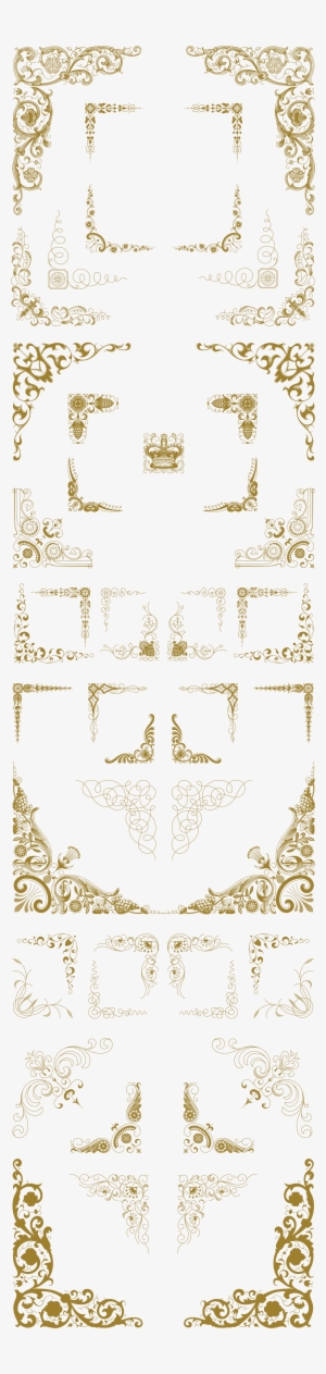 Luxurious Flourishes Vector Pack - K & Company Blue Awning Phrases, Swirls, #1541609