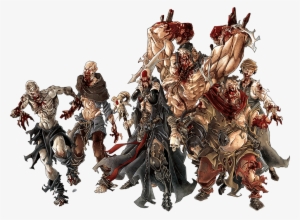 Zombie Horde Png Black And White Library - Zombicide Black Plague Zombie #1542289