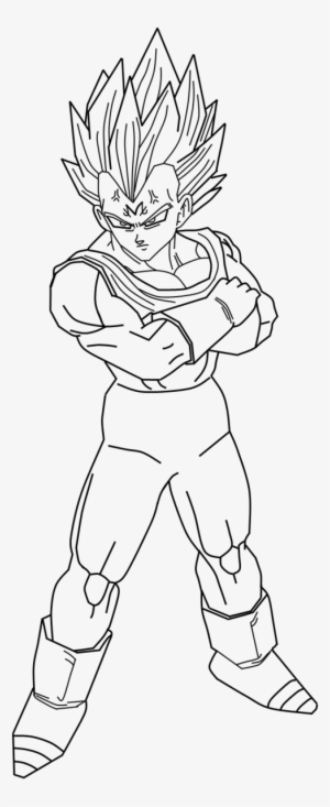 Dragon Ball Z Drawing Vegeta At Getdrawings - Vegeta Drawing Full Body #1542347
