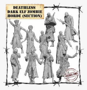 Deathless Dark Elf Zombie Horde - Game #1542577