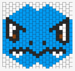 Wartortle Mask Bead Pattern - Life In Color Kandi Mask #1542601
