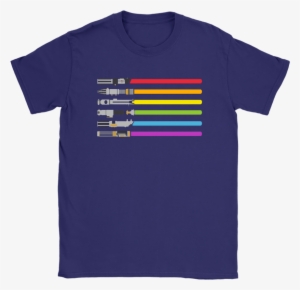 Lgbt Lightsaber Of All Colors Star Wars Shirts - Shirt #1543144