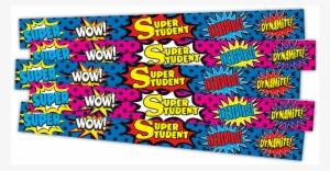 Tcr20664 Superhero Super Student Slap Bracelets Image - Superhero Super Student Slap Bracelets #1543330 Tcr20664 Superhero Super Student Slap Bracelets Image - Superhero Super Student Slap Bracelets #1543330