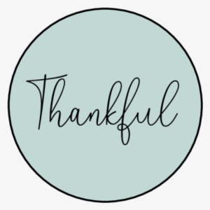 "thankful" Circle Labels - Label #1543425
