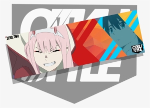 Image Of Zero Two Box Slap - Anime Slap Stickers #1543589