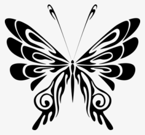 Awareness Ribbon Pink Ribbon Black Ribbon Red Ribbon - Kupu Kupu Hitam Putih #1543882