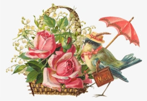 Flores Vintage Png - Vintage Flowers Clip Art #1544030