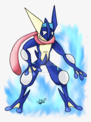 By Mizuiro-konoha - Pokemon Greninja Standing Up #1544568