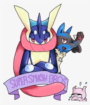 0 0 Super Smash Bros - Lucario And Greninja #1544658