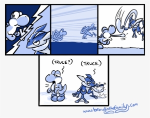 Greninja Has It Rough - Greninja Smash Bros Comic #1544803