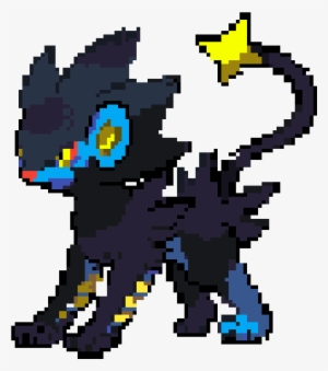 Luxray - Luxray Black And White Sprite #1545188