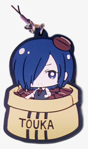 Tokyo Ghoul Touka Coffee Bag Keychain - Tokyo Ghoul Cafe Transparent #1545832