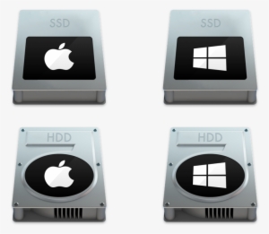 Set Of 10 Icons - Windows 10 Hard Drive Icon #1545854