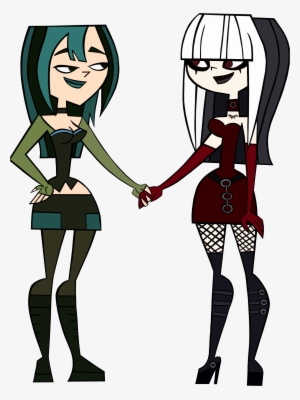 Goths Friendship Png Version By Original58-d9144jn - Total Drama Island Goth Girl #1546686