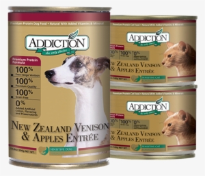 Free Addiction Canned Food - Addiction Grain Free Venison/apple Can Dog Food #1546961