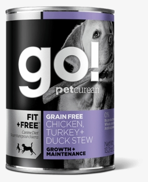 Go Fit Free Grain Free Chicken, Turkey Duck Stew Recipe - Go Canned Dog Food #1547292