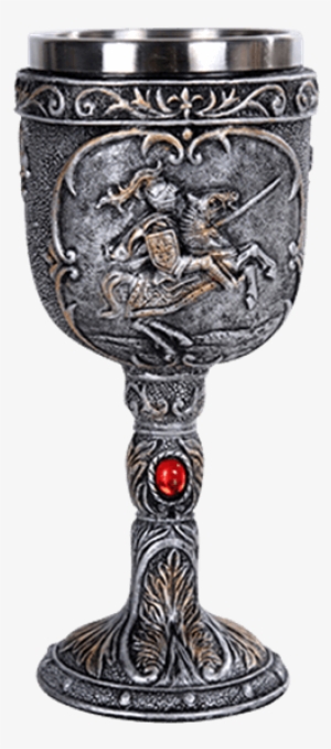 Battling Medieval Knight Goblet - Pacific Trading Charging Knight Goblet #1547322