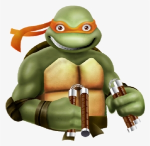Ninja Turtles Clipart Michael Angelo - Michelangelo Ninja Turtle Png #1548289