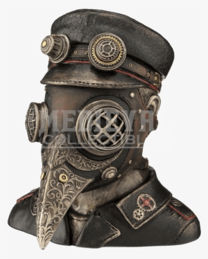 Steampunk Plague Doctor Bust Trinket Box - Plague Doctor Steam Punk #1548560