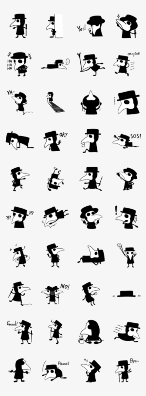 Small Plague Doctor - Sticker #1548658