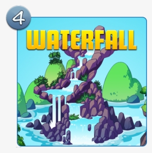Water Island Waterfall Icon - Water Island, U.s. Virgin Islands #1548776
